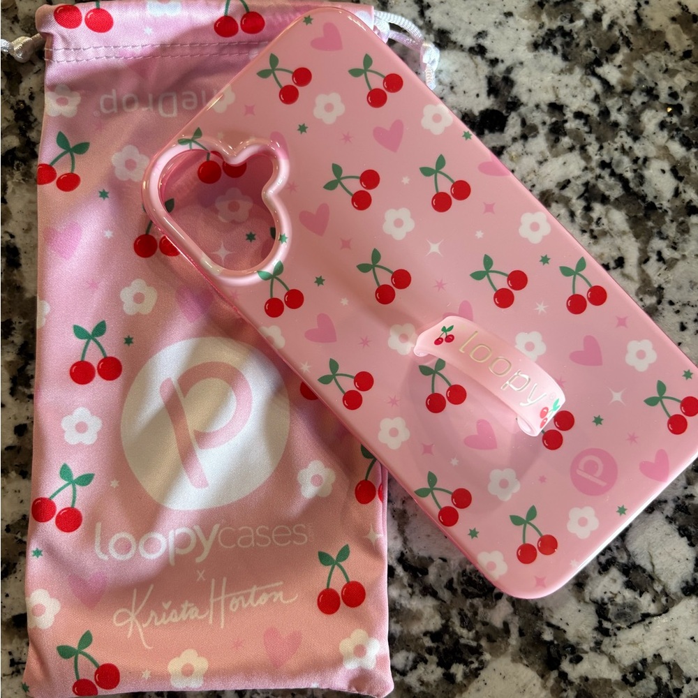 Loopy Case Cherry Blossom Design